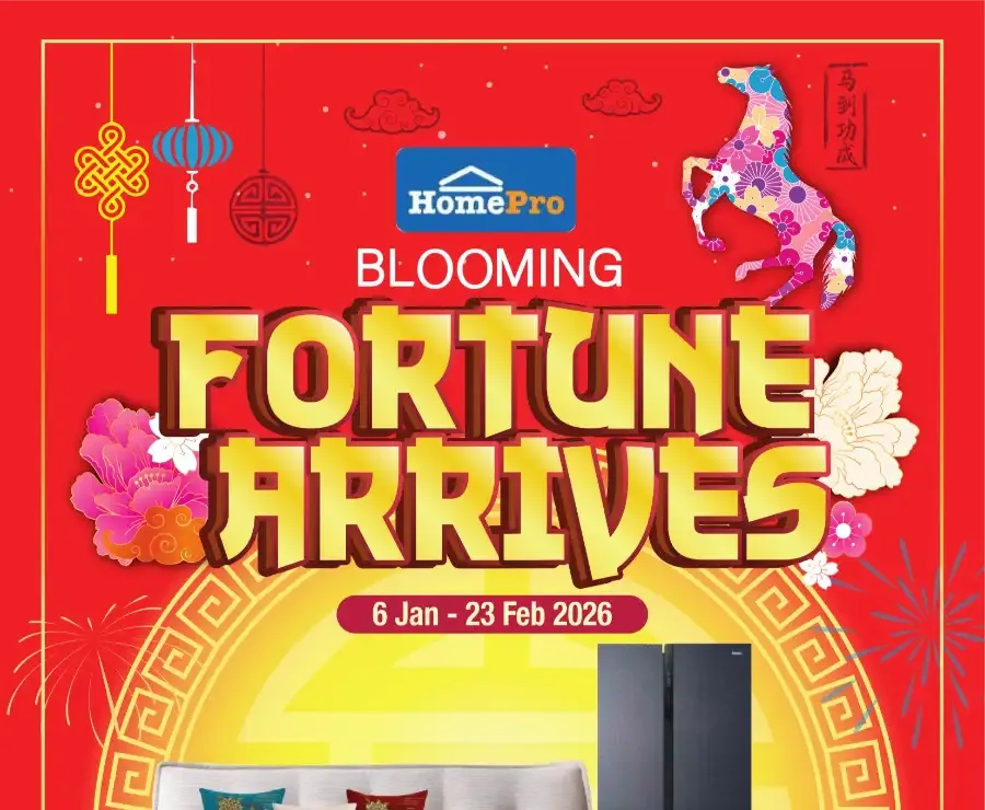 CNY Home Furniture & Appliance Sale Up To 60% Off flyer cover