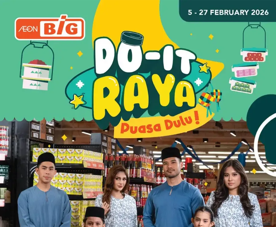 Ramadan & Raya 2026 Promotions flyer cover