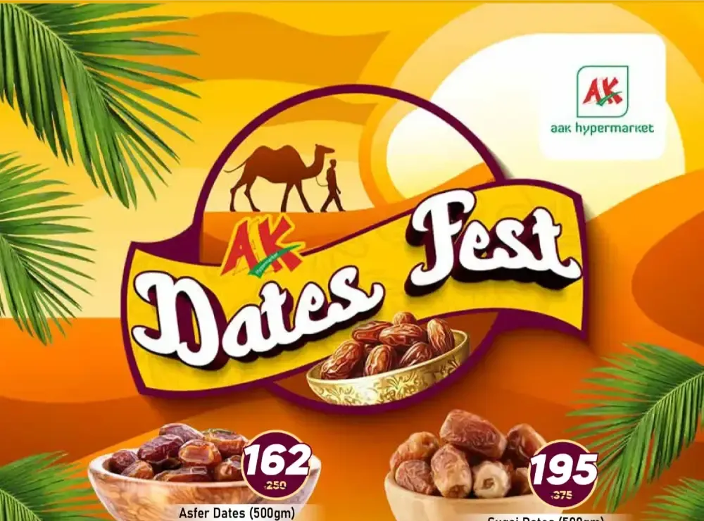 Dates Fest Offers | Up to 50% Off on Premium Dates flyer cover