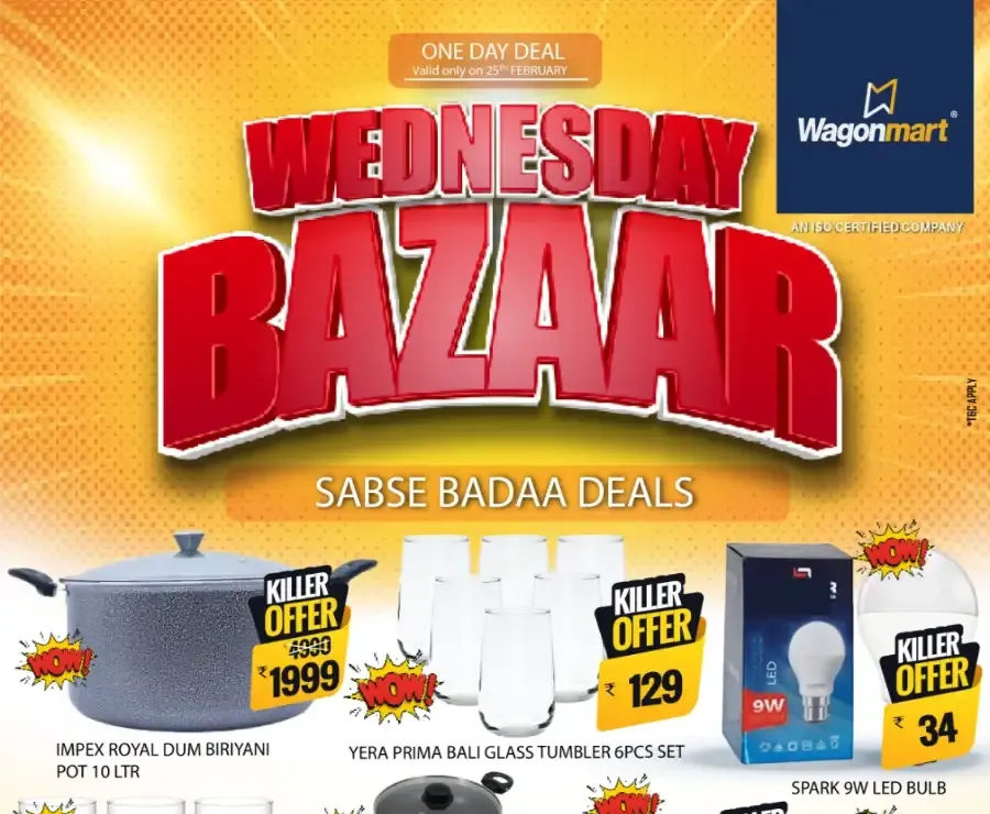 Wednesday Bazaar flyer cover