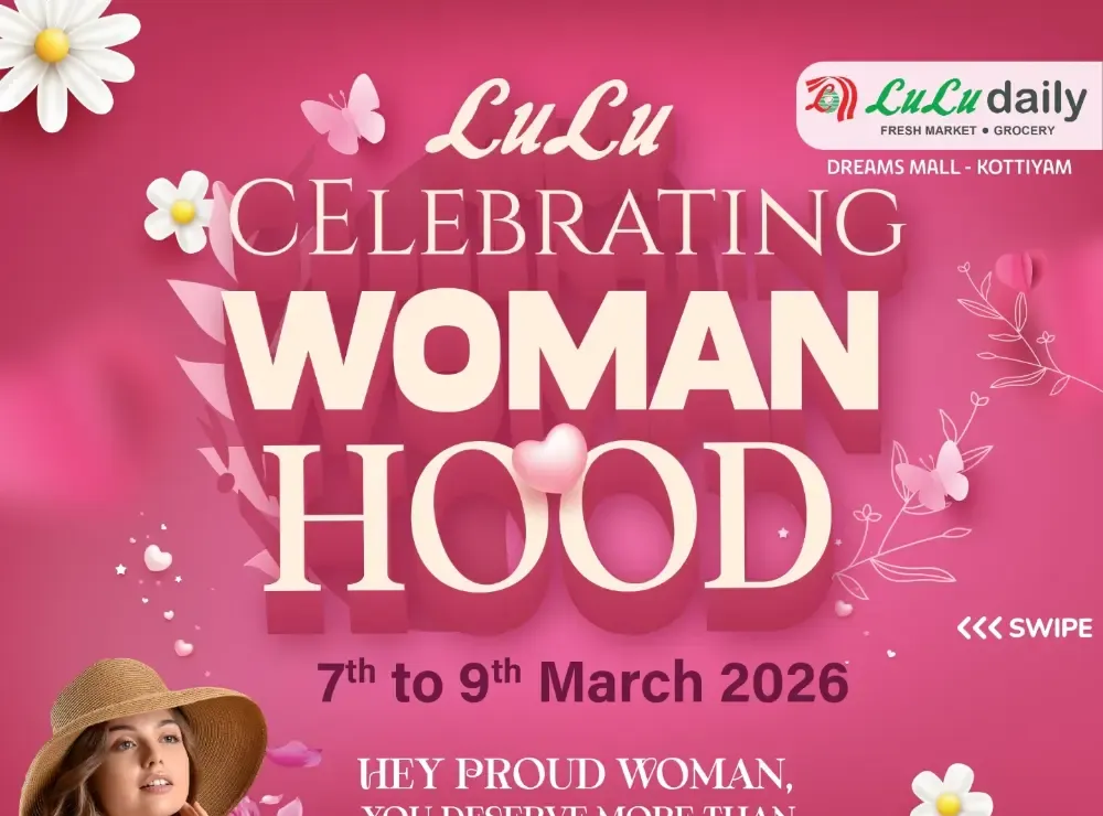Women’s Day Celebration Offers - LuLu Daily Kottiyam | Ends March 9 flyer cover