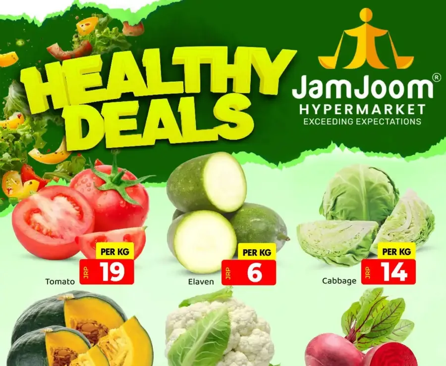 Healthy deals flyer cover