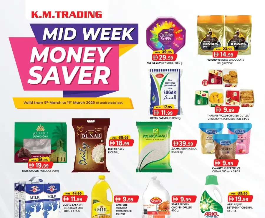 Midweek Money saver flyer cover