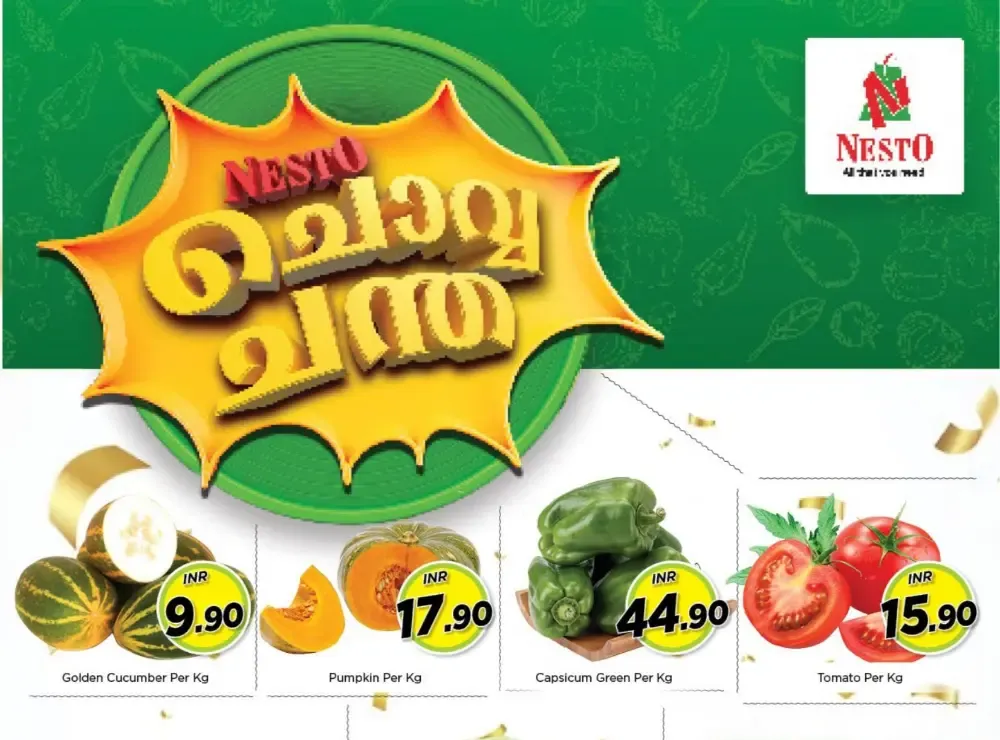 Nesto Chovva Santha Offers - Thrissur | Fresh Veggies Deals March 10, 2026 flyer cover