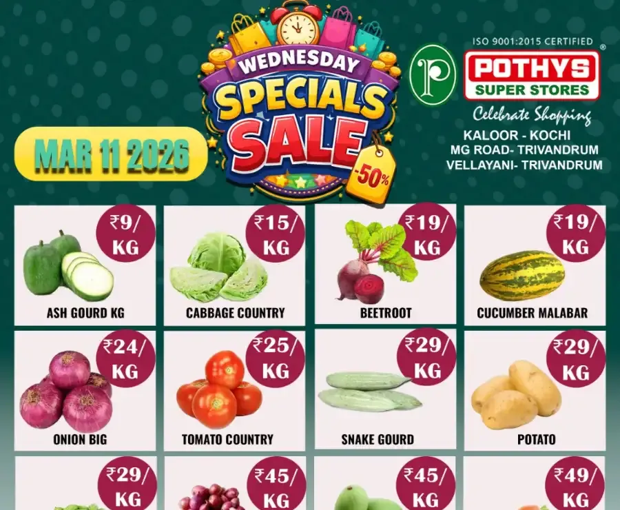 Wednesday special flyer cover