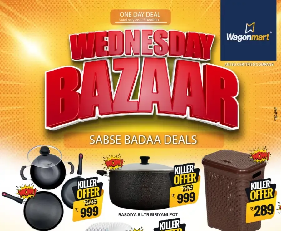 Wednesday bazar flyer cover