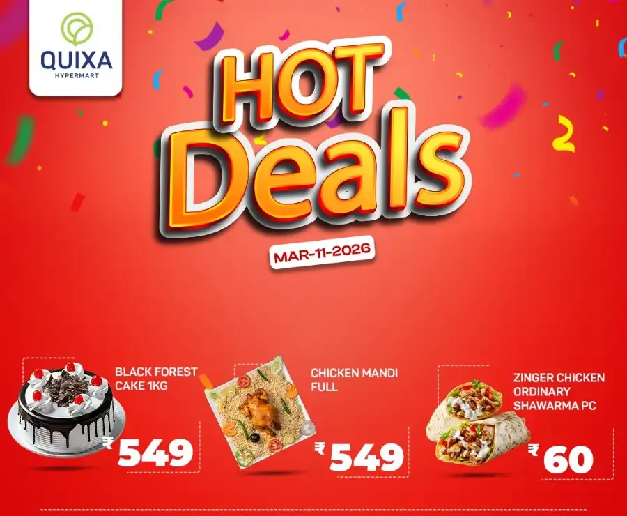 Hot deals flyer cover