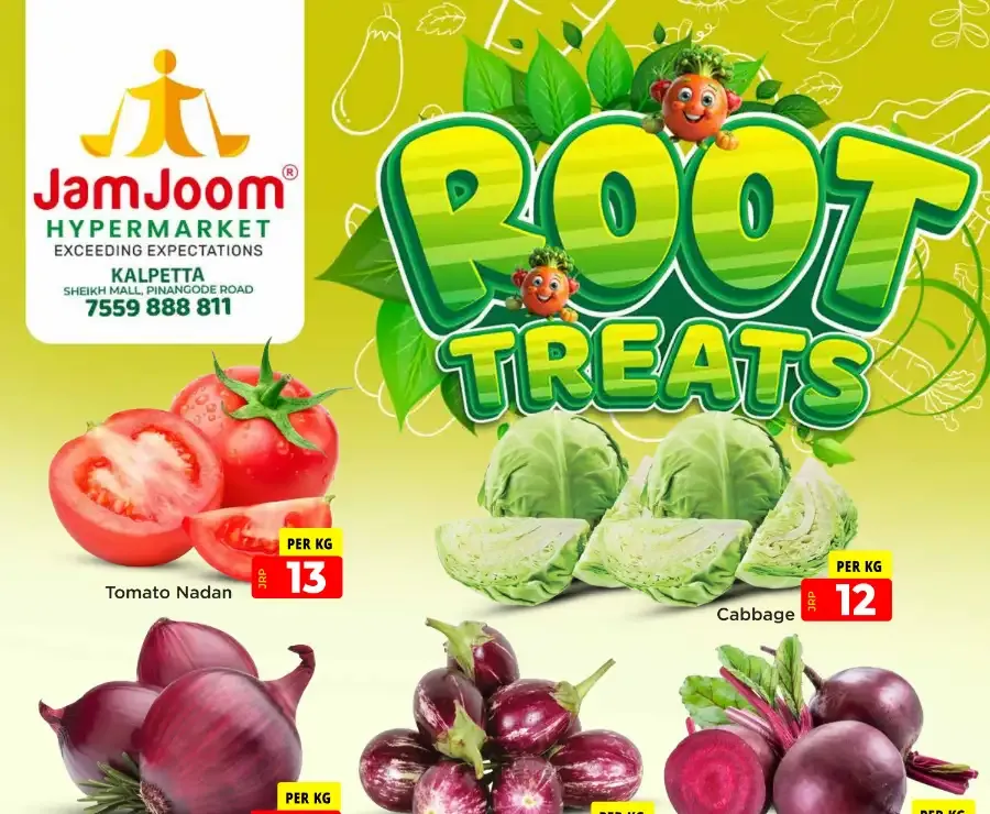 Root treats flyer cover