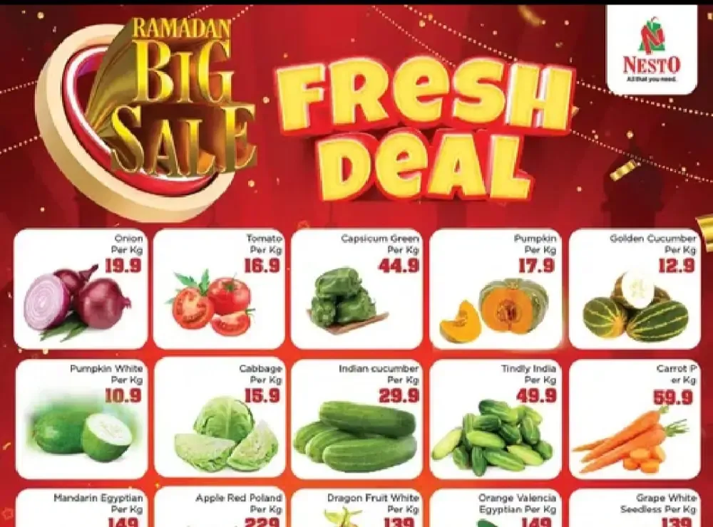 Fresh deals flyer cover