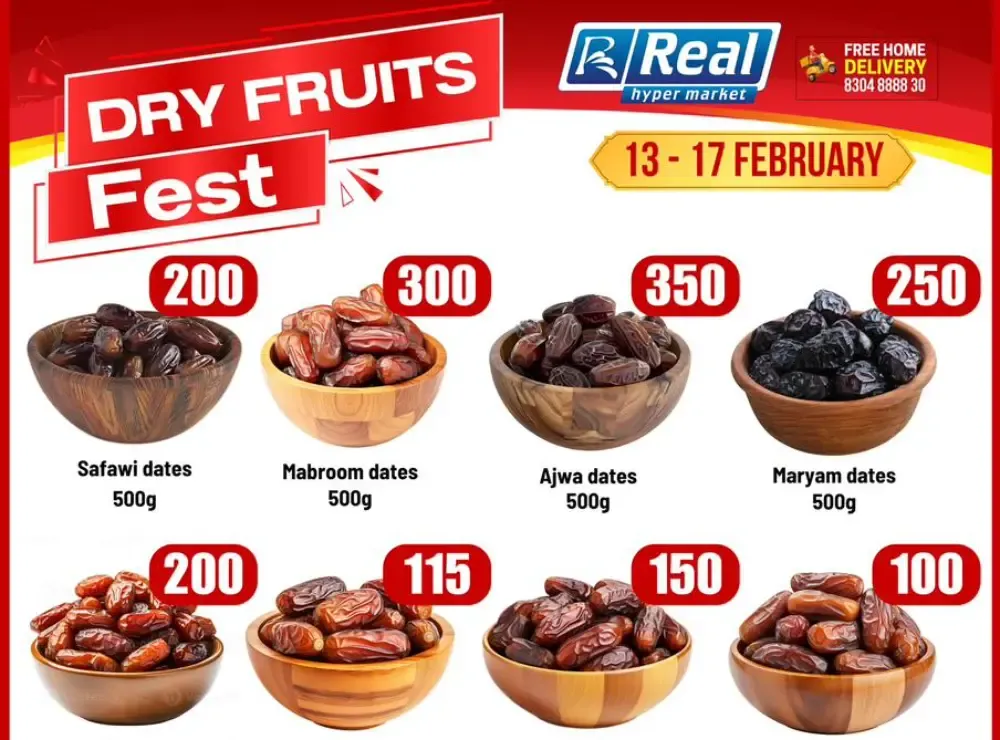Dry fruit fest flyer cover