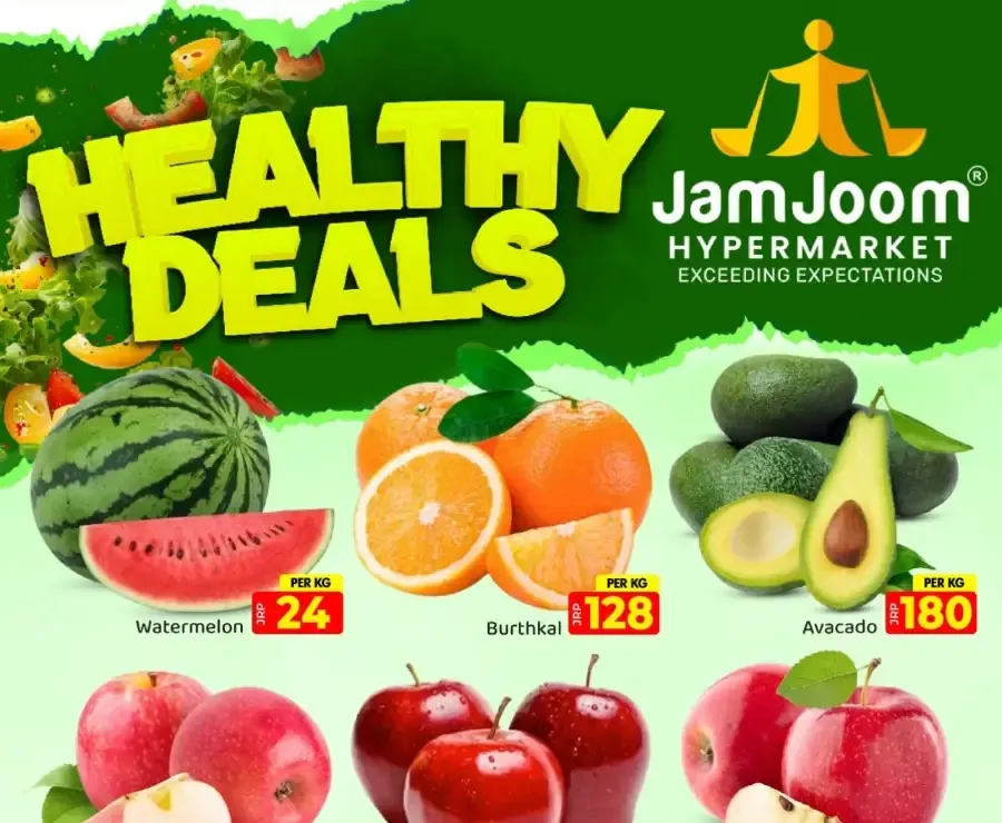 Healthy Deals flyer cover