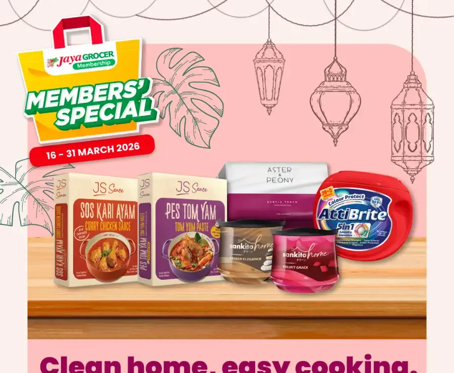 Jaya Grocer Members' Special Deals | Malaysia | Ends 31 March flyer cover