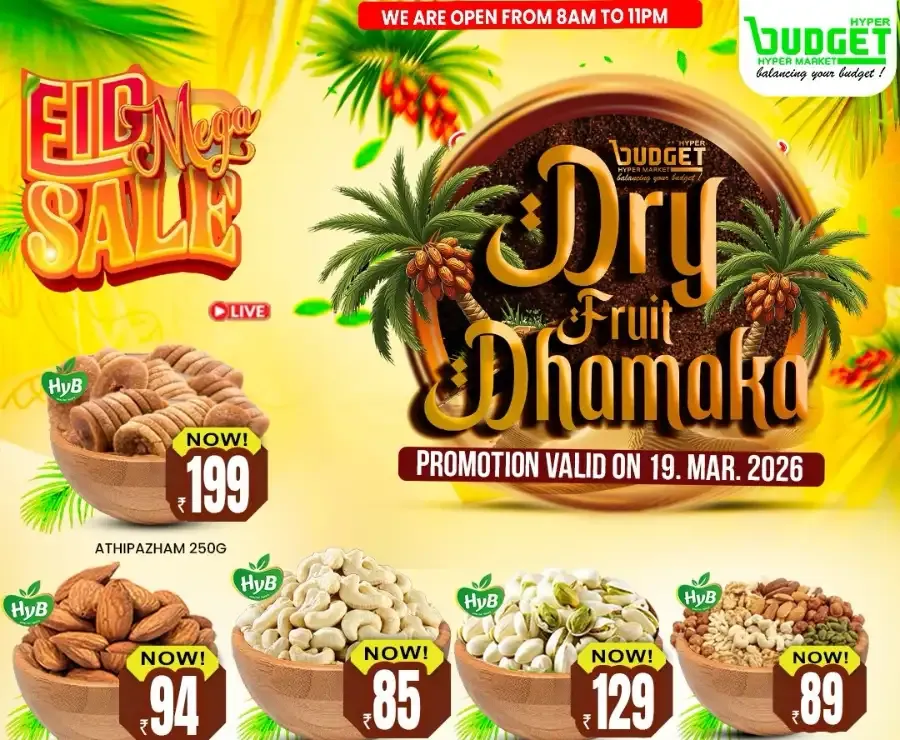 Dry Fruits Dhamaka flyer cover