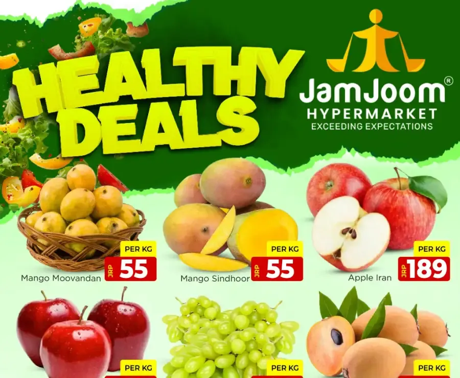 Healthy deals flyer cover