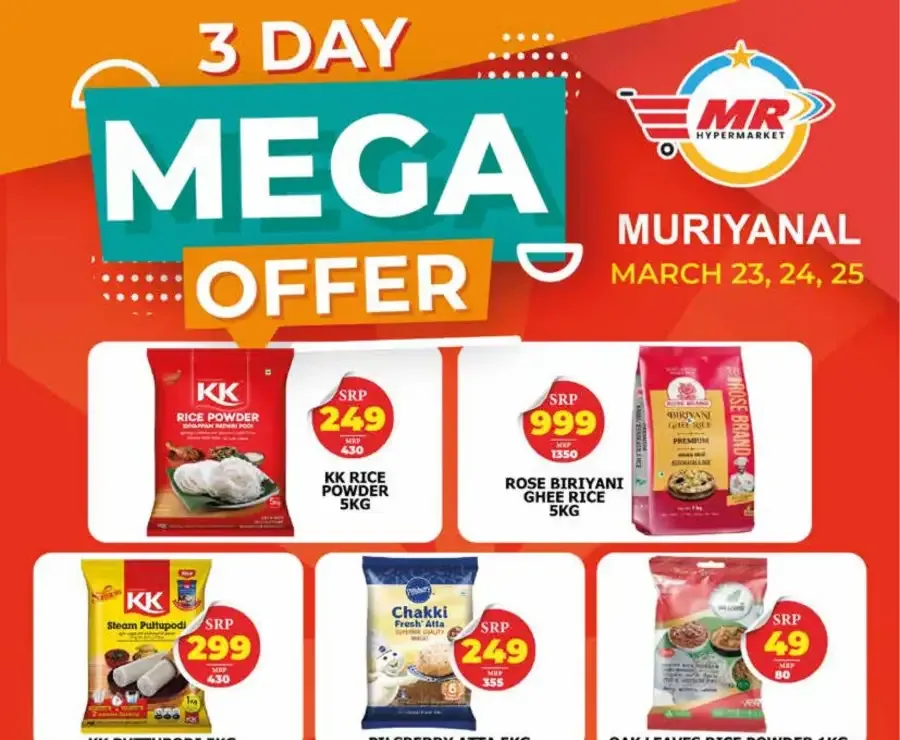 3 day mega offer flyer cover