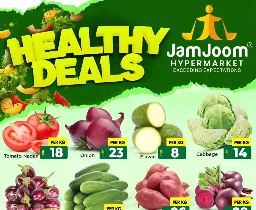 Healthy deals flyer cover