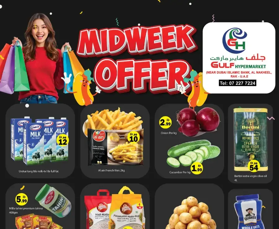 Midweek deals flyer cover