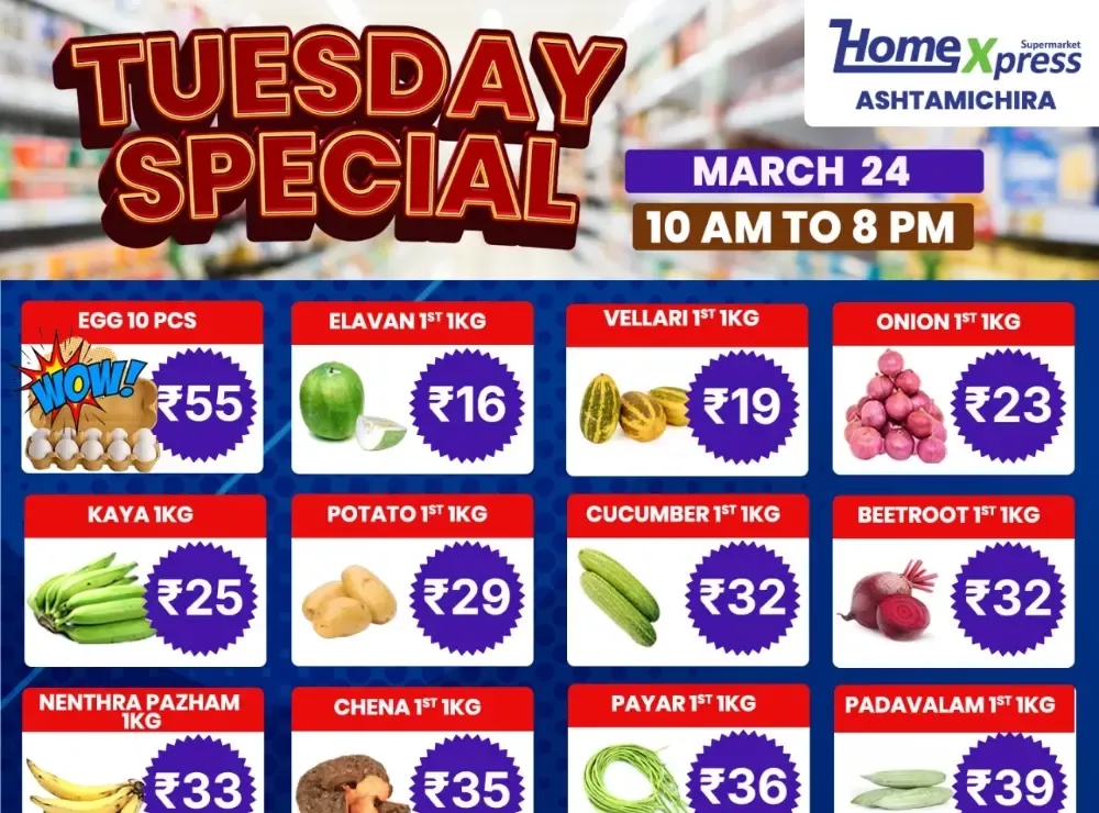 Tuesday offer flyer cover