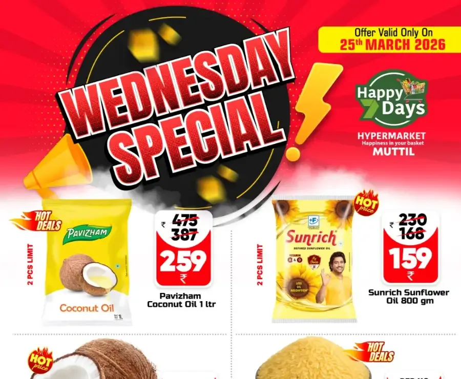 Wednesday special flyer cover