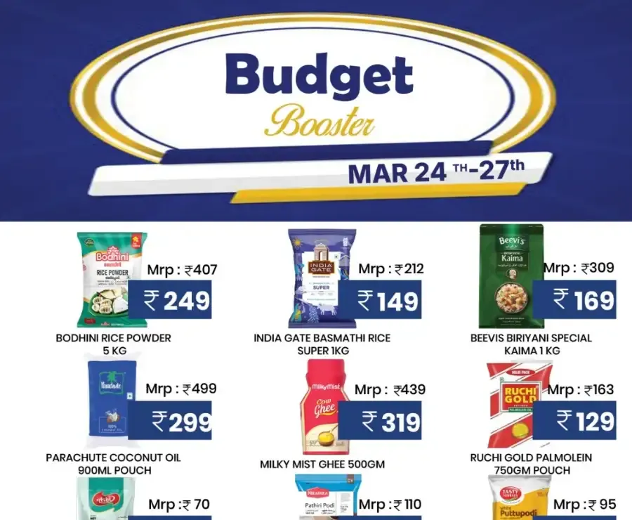 Budget booster flyer cover