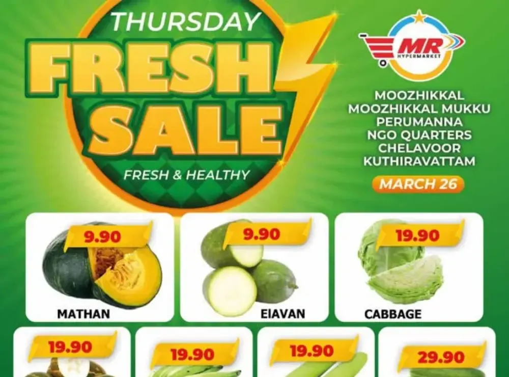 Fresh sale flyer cover