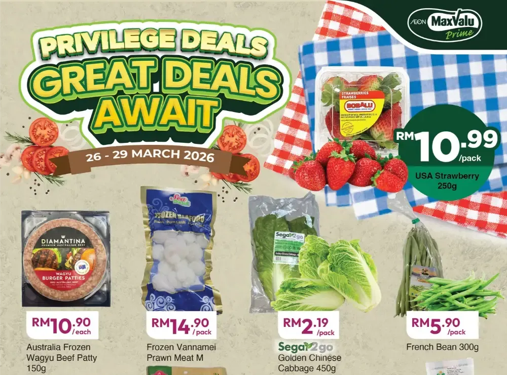 AEON MaxValu Prime Malaysia Deals | Ends Sunday flyer cover