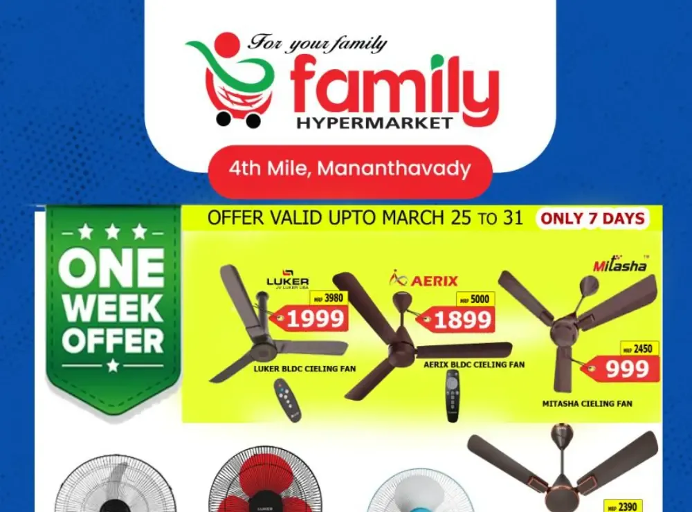 One week offer flyer cover