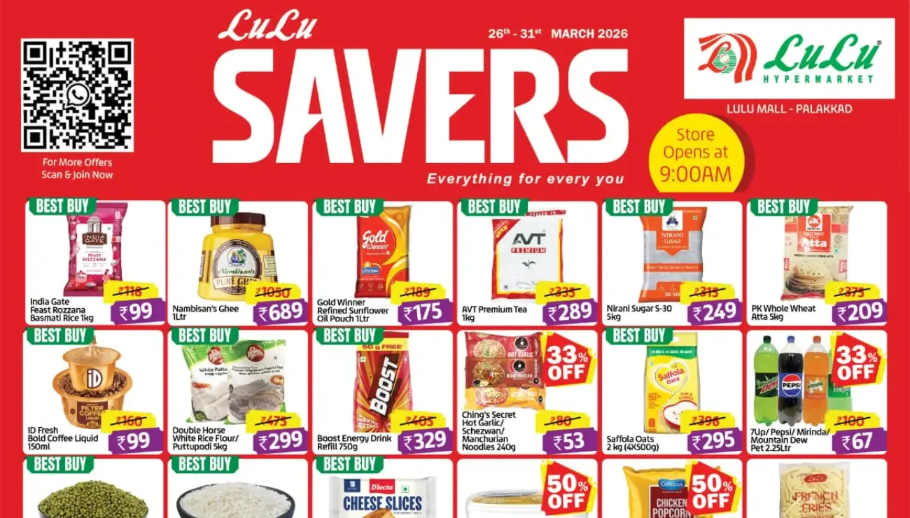 LuLu Hypermarket Palakkad Savers | Ends Tuesday flyer cover