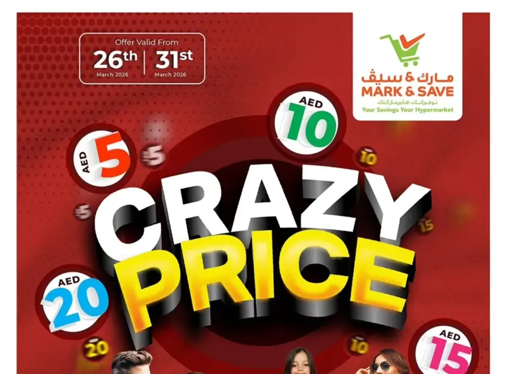 Mark & Save Fashion Crazy Price Deals | Ends March 31 flyer cover