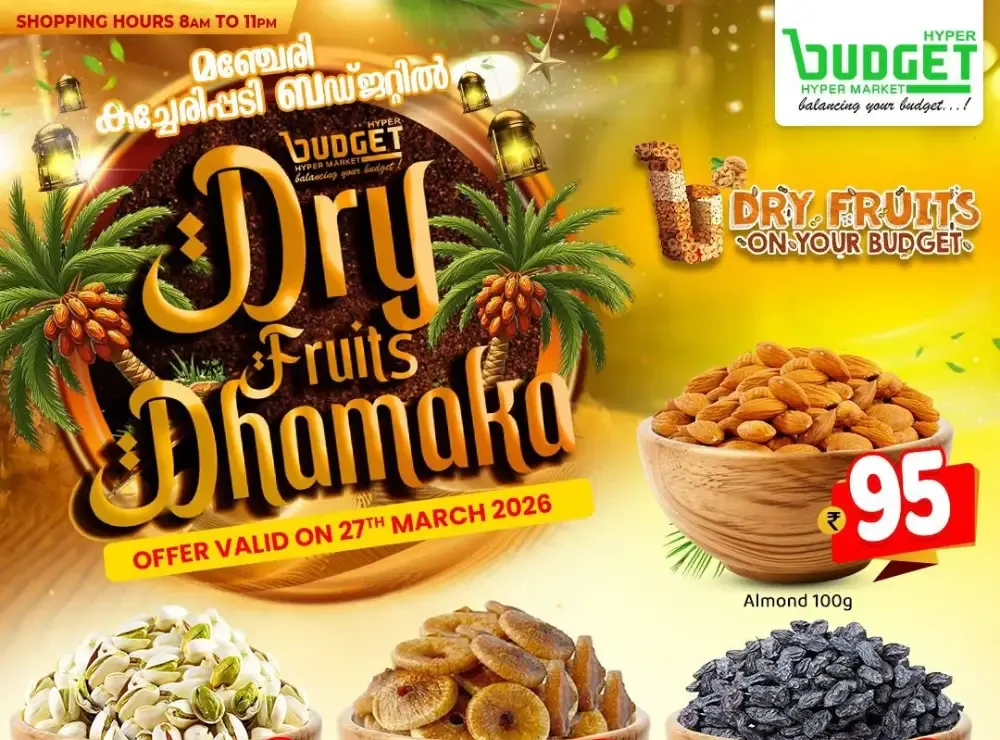 Dry Fruits Dhamaka flyer cover