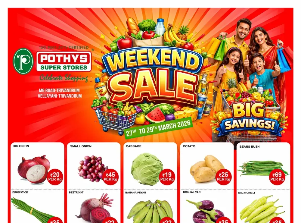 Weekend sale flyer cover