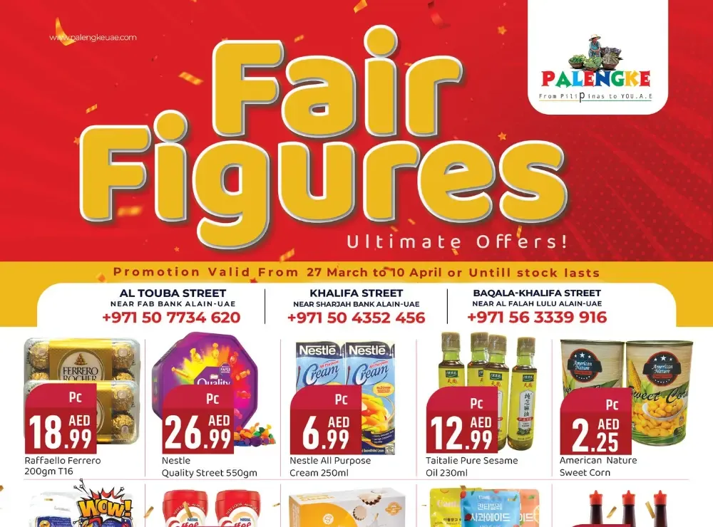 Palengke Al Ain Fair Figures | Ends 10 April flyer cover