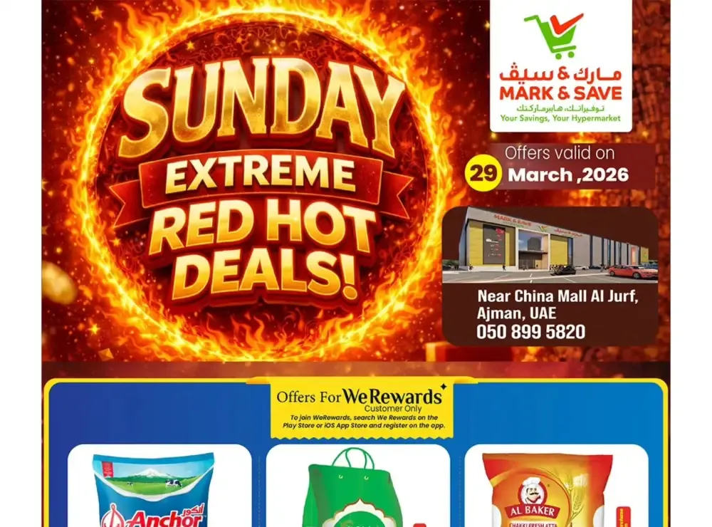 Mark & Save Al Jurf Sunday One Day Offers | Ends March 29 flyer cover