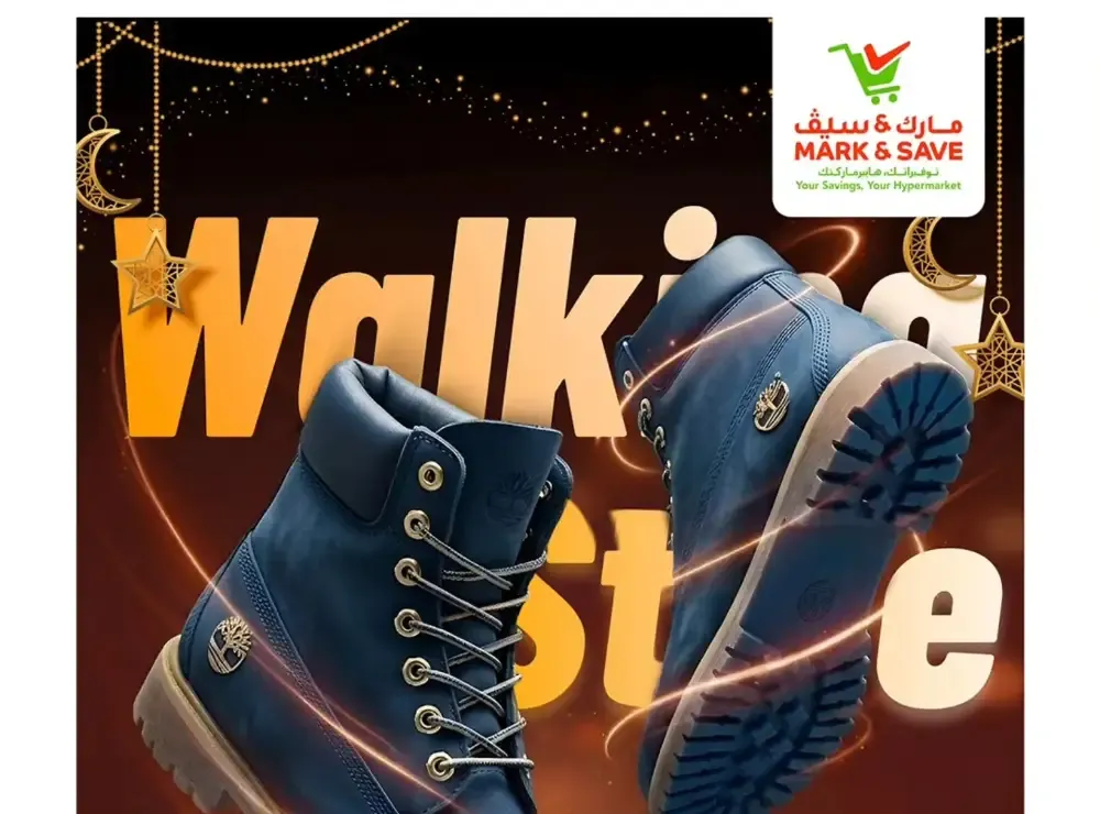 Mark & Save Ajman Walk in Style Deals | Ends 15 April flyer cover