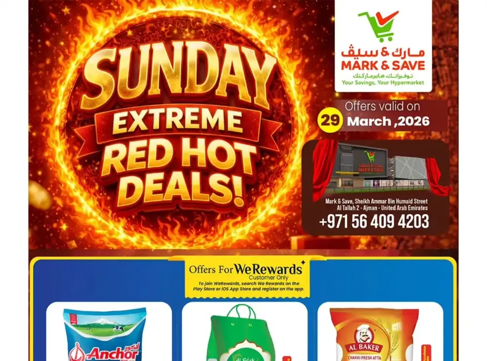 Mark & Save Al Tallah 2 Red Hot Deals | Ends Sunday flyer cover