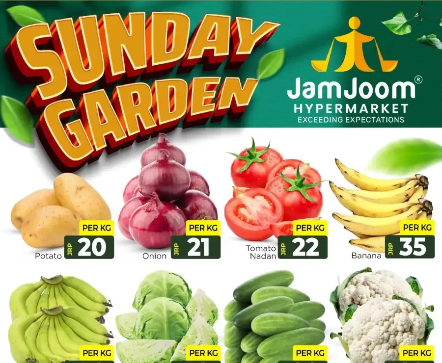 Sunday Garden Deals flyer cover