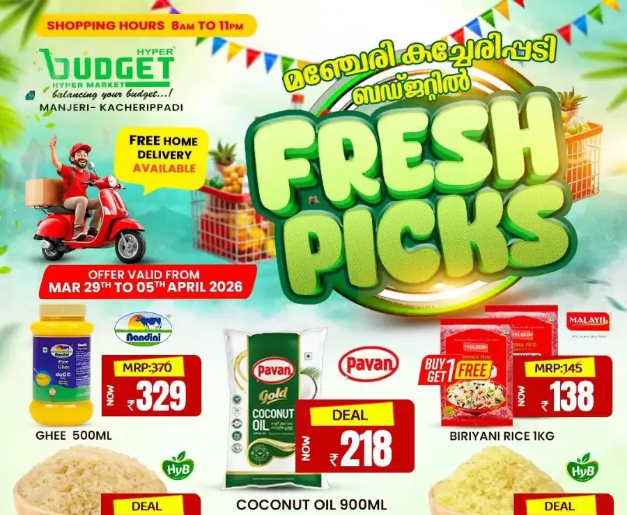 Budget Manjeri Fresh Picks | Ends Apr 05 flyer cover