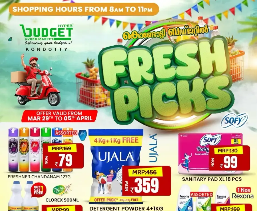 Budget Kondotty Fresh Picks | Ends Apr 05 flyer cover
