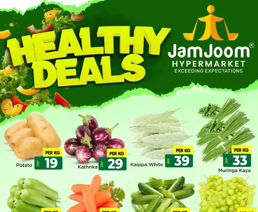 Healthy deals flyer cover