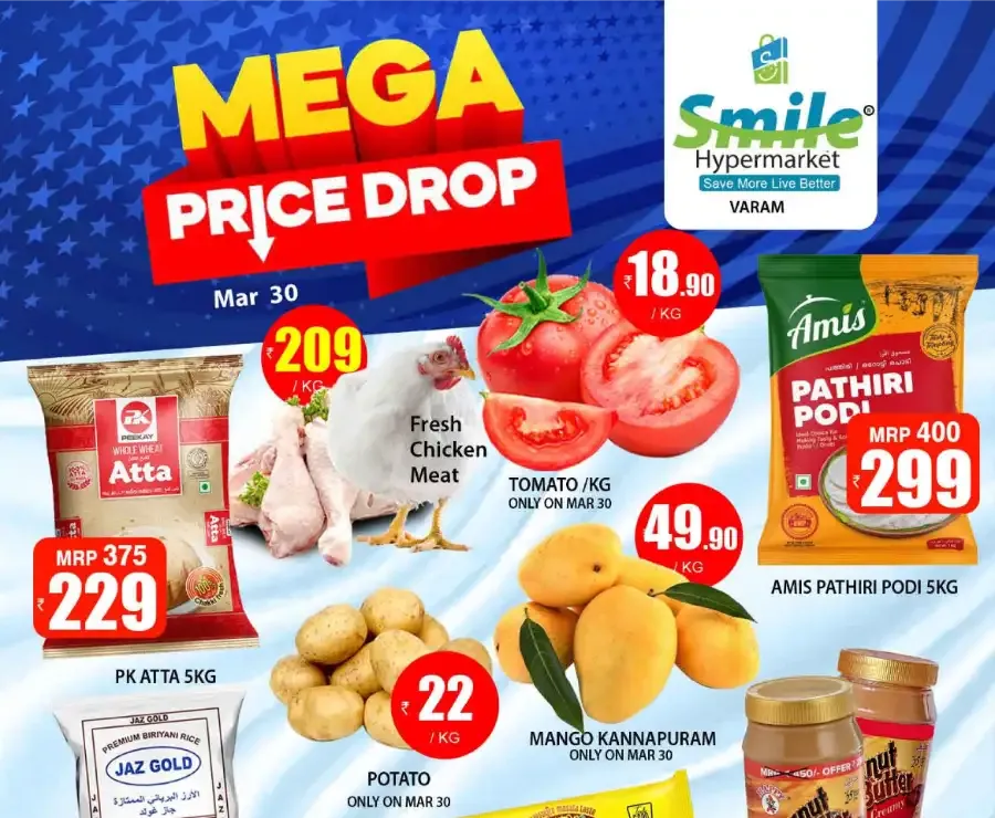 Mega price drop flyer cover