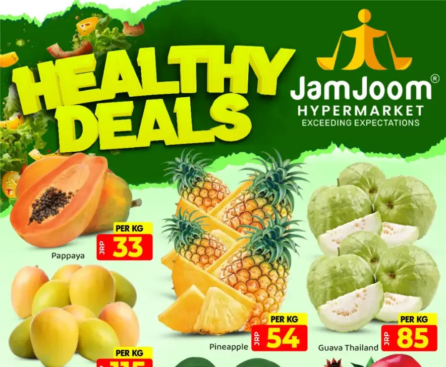 Healthy deals flyer cover