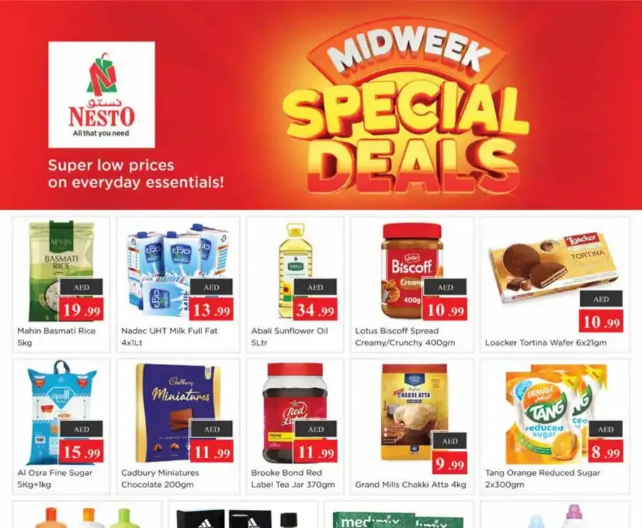Nesto Arjan Dubai - Midweek Special Deals & Grocery Offers flyer cover