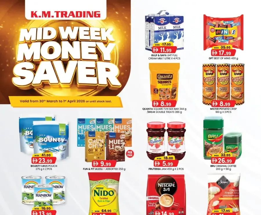 Midweek Money saver flyer cover