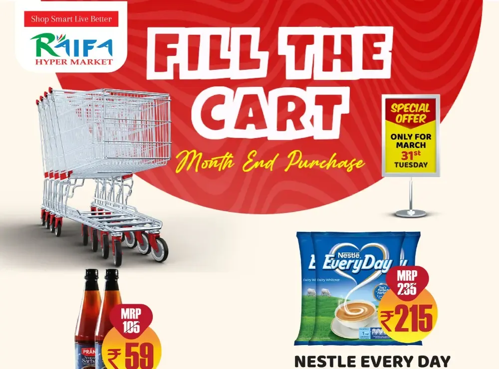 Fill the cart flyer cover