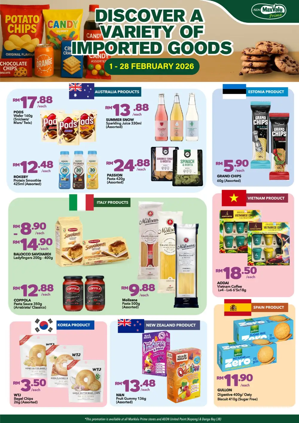 Imported Food & Snacks Sale February 2026 page 2