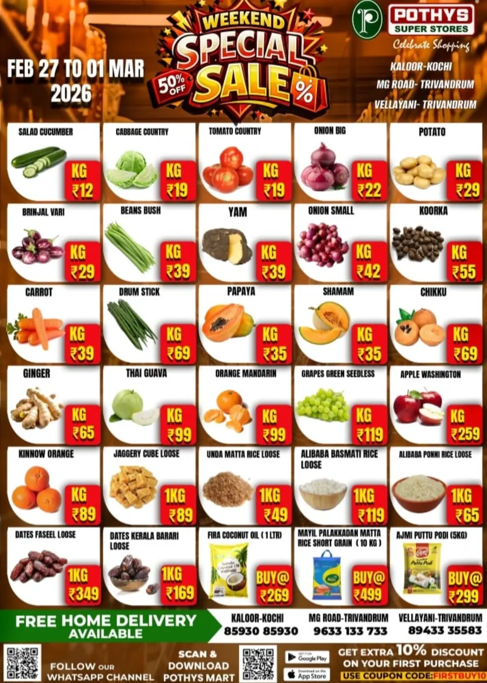 Pothys Weekend Sale Feb 27-Mar 1 | Offers in Kochi & Trivandrum page 2