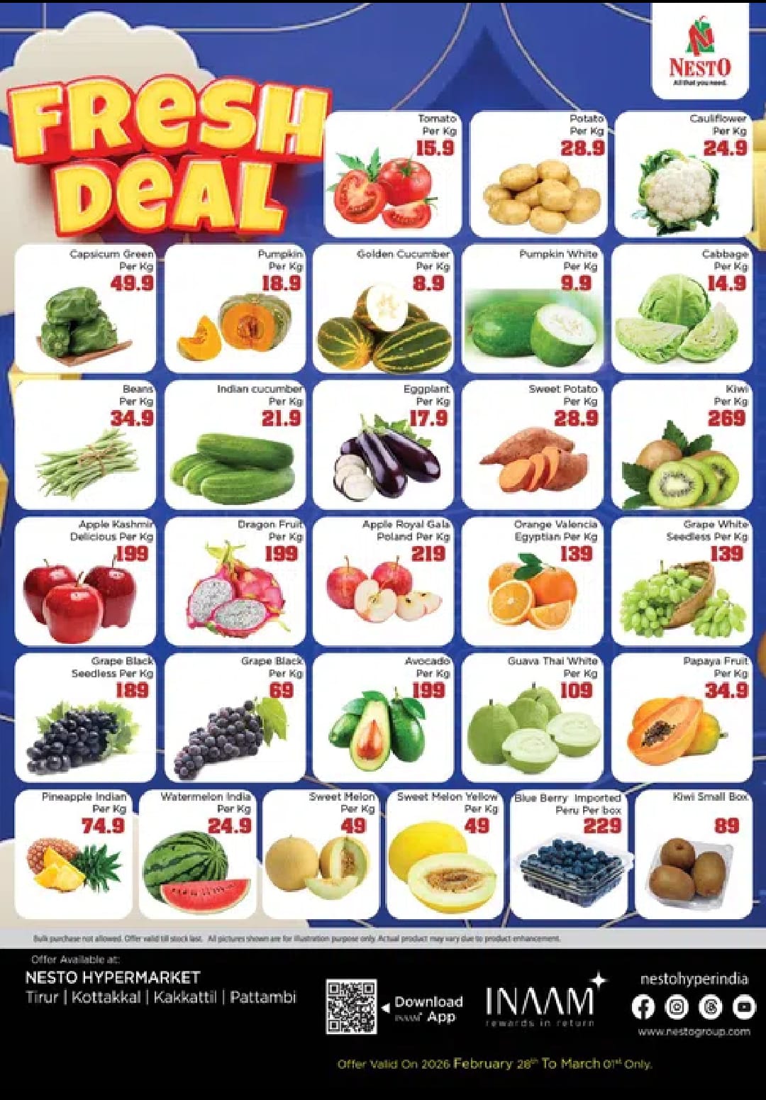 Fresh Vegetable & Fruit Offers page 1
