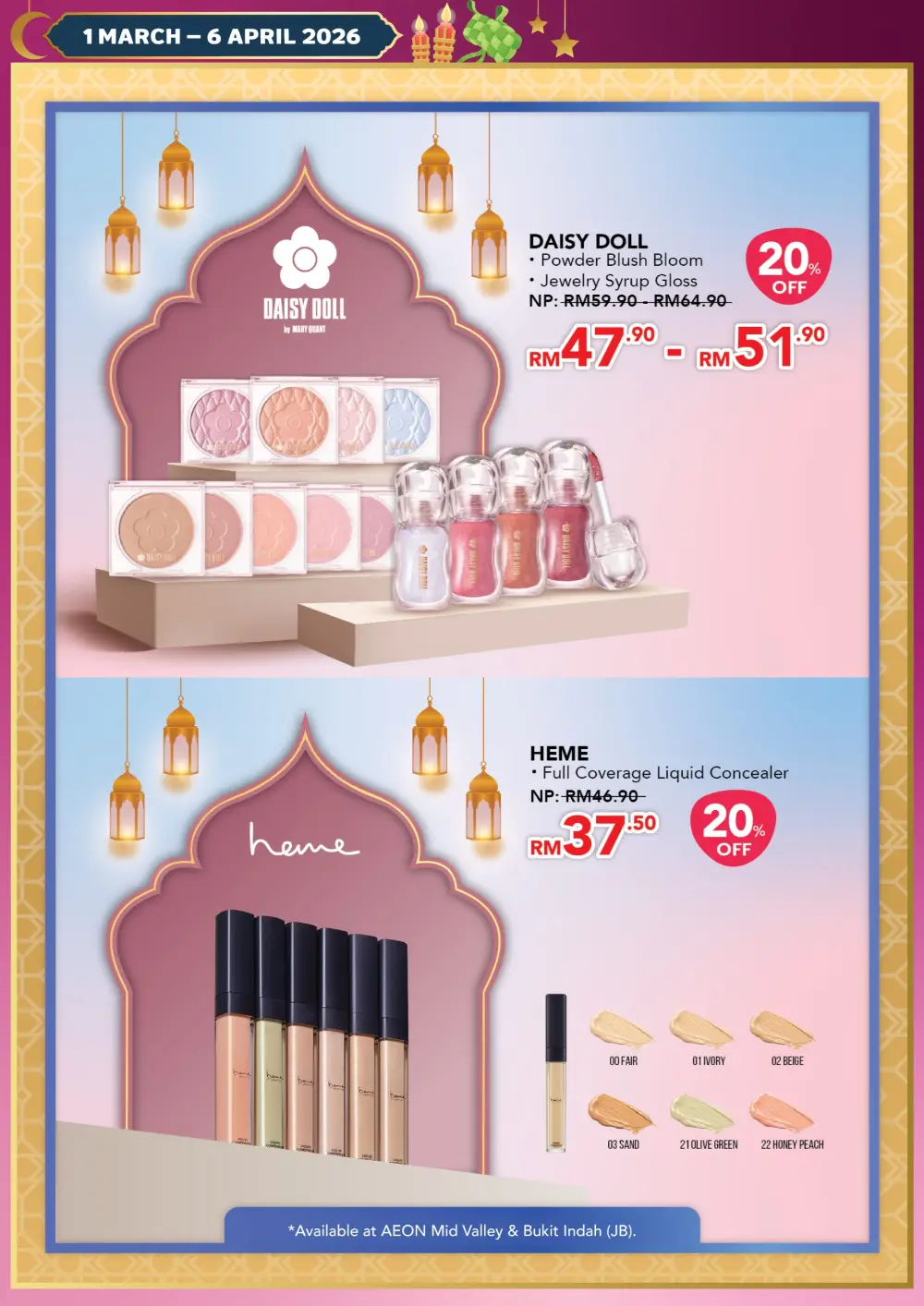 AEON Raya Beauty Promotion Malaysia page 36