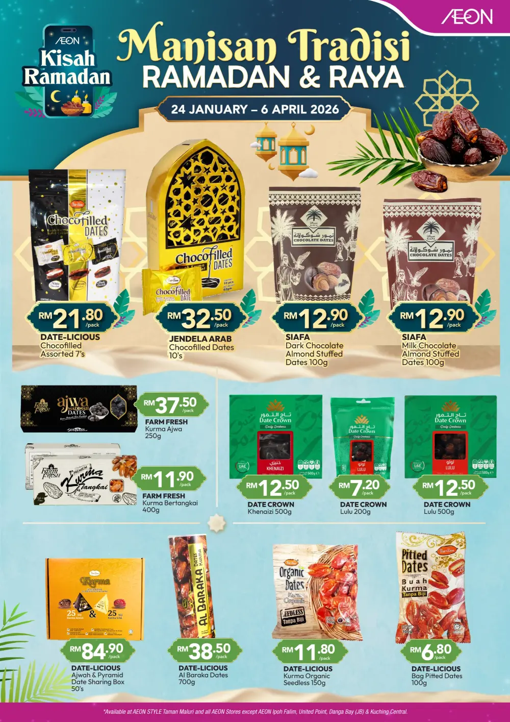 AEON Ramadan Dates Sale Ends 6 April 2026 page 1