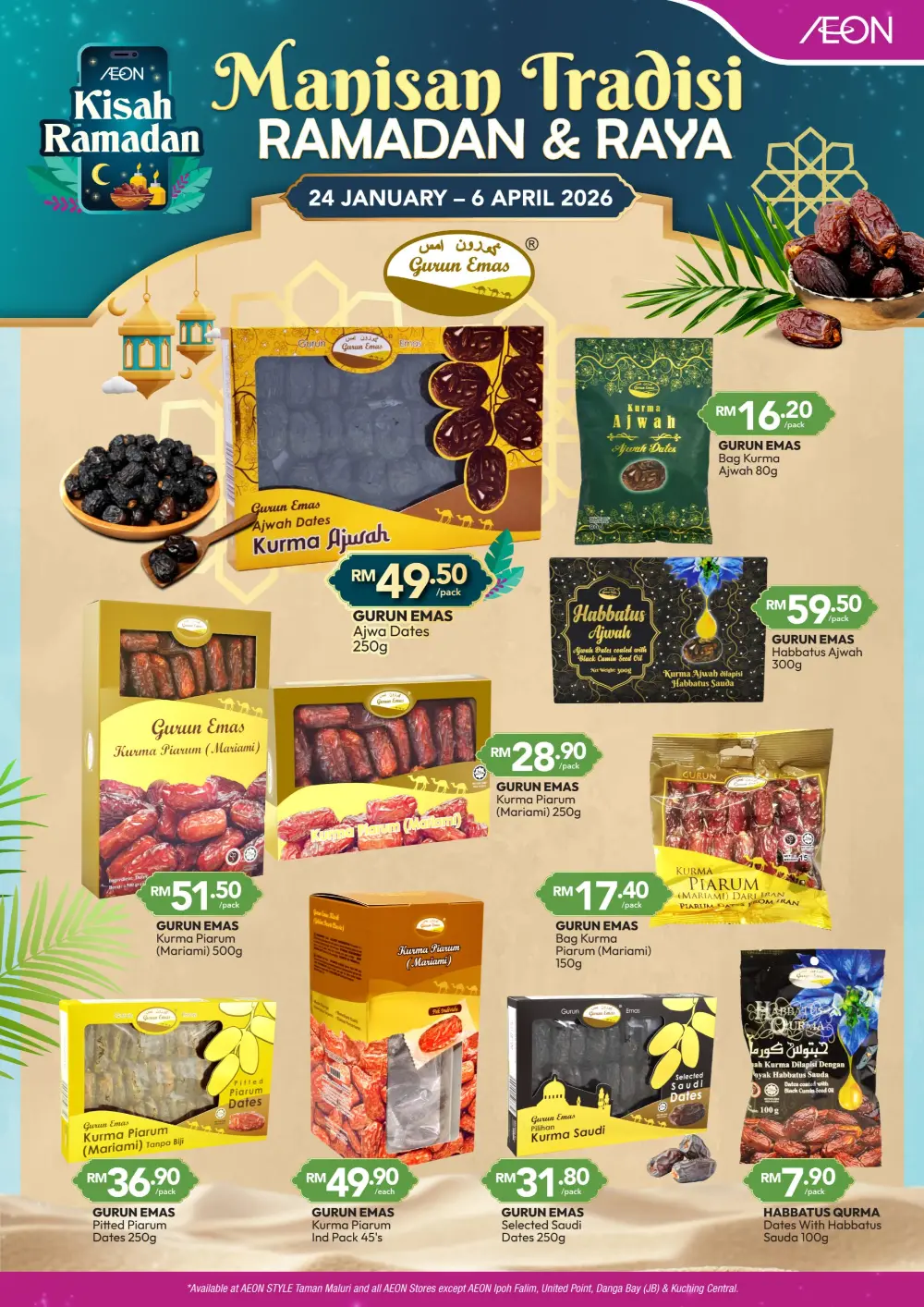 AEON Ramadan Dates Sale Ends 6 April 2026 page 2